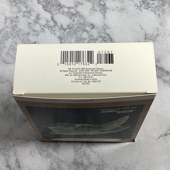 Star Trek Romulan Warbird Hallmark Ornament Next Gen Magic Light Christmas 1995 - Picture 6 of 8